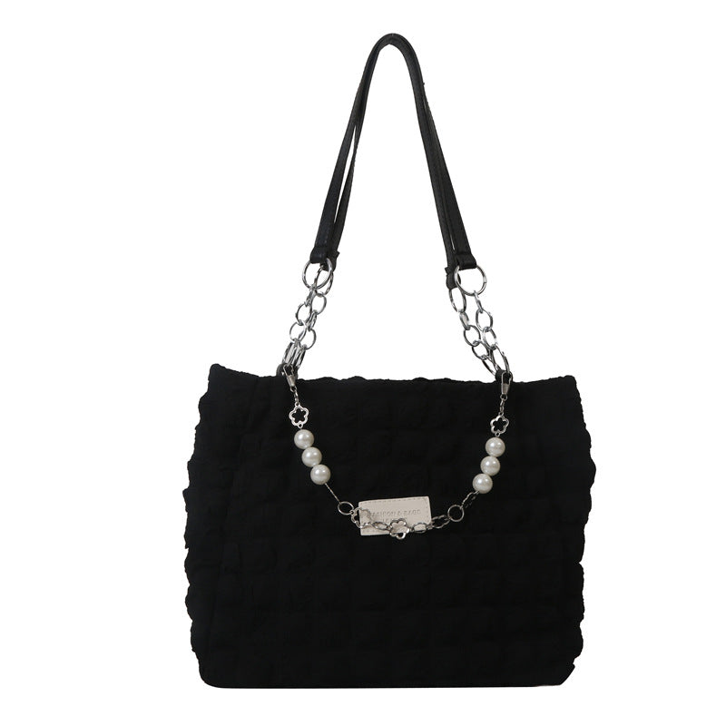Wholesale Gentle, Fashionable, Simple, Pleated, and Stylish Commuting Shoulder Bags